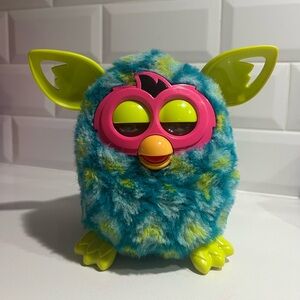 Furby boom 2012 in blue and green peacock colourway